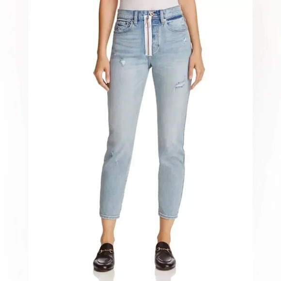 Pistola Nico High-Rise Exposed Zip Skinny Jeans in Lexington Lux - Picture 1 of 9